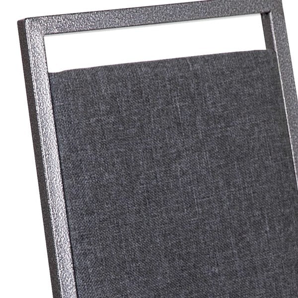 Dark Gray Banquet Chair, PK2