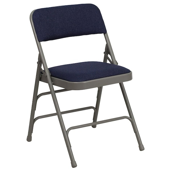 Navy Fabric Folding Chair