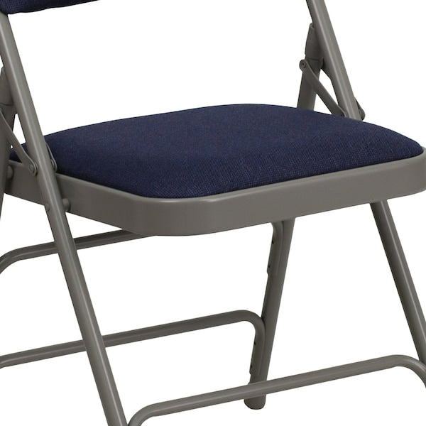 Navy Fabric Folding Chair