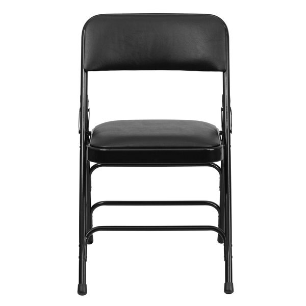 Black Vinyl Folding Chair