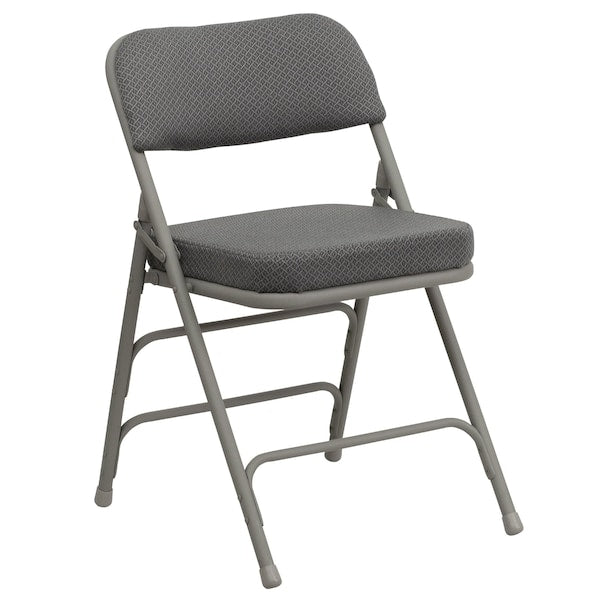 Gray Fabric Folding Chair