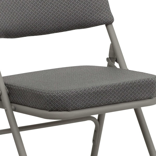 Gray Fabric Folding Chair