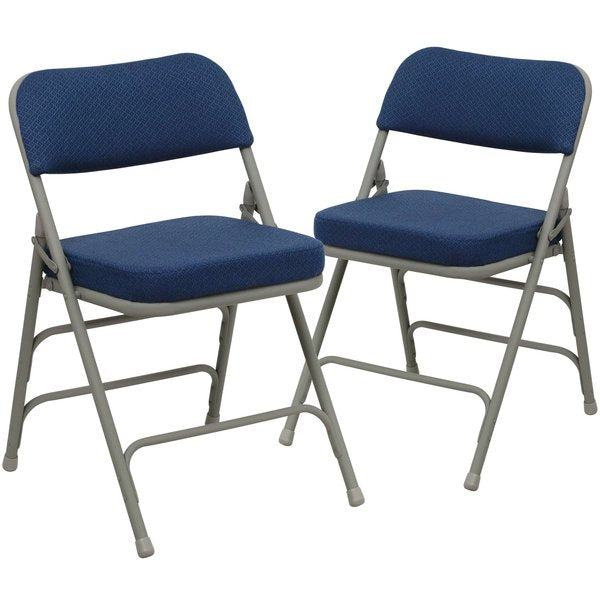 Navy Fabric Folding Chair