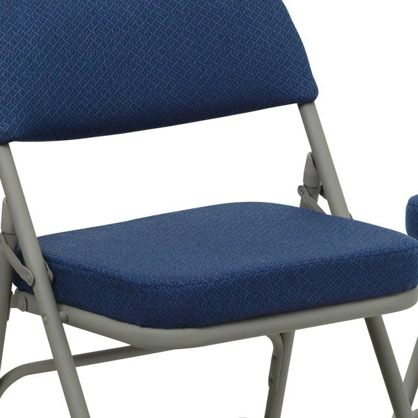 Navy Fabric Folding Chair