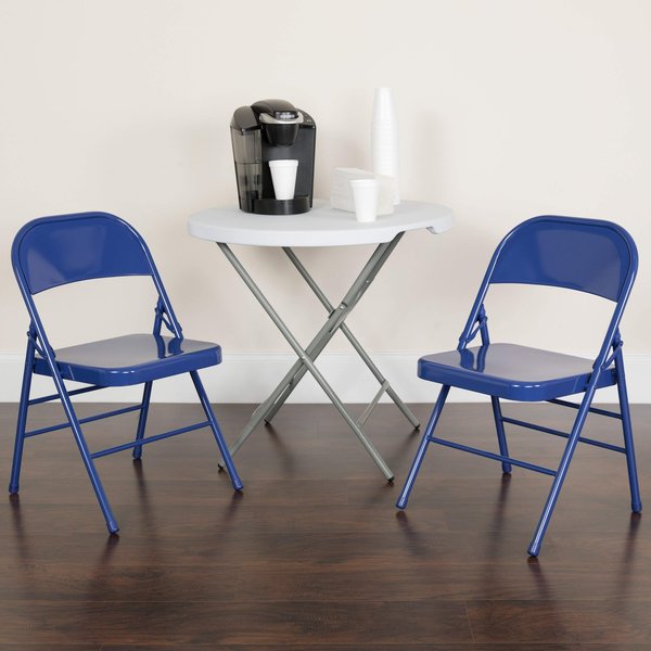 Cobalt Blue Folding Chair