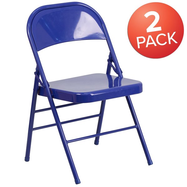 Cobalt Blue Folding Chair