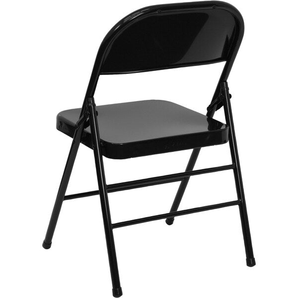 Black Metal Folding Chair