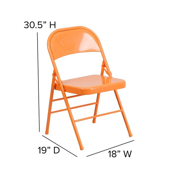 Orange Marmalade Folding Chair