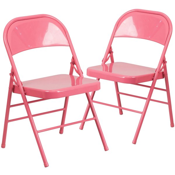 Bubblegum Pink Folding Chair