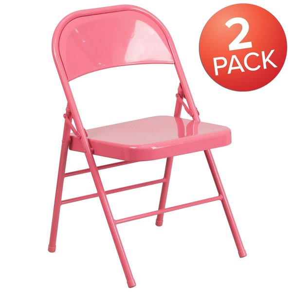 Bubblegum Pink Folding Chair