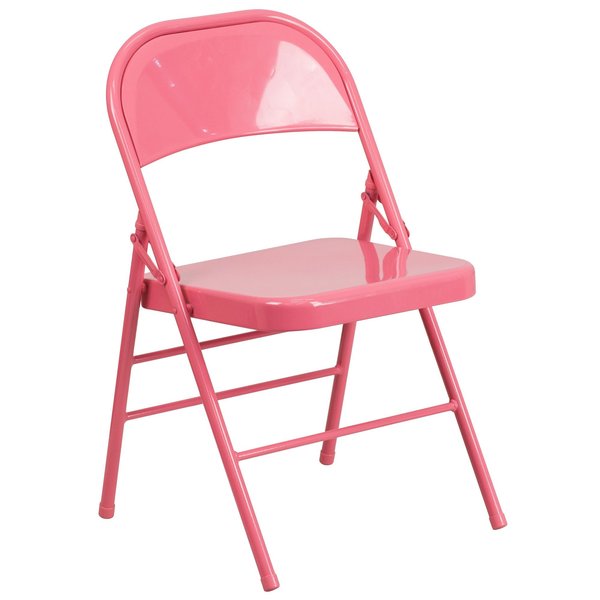 Bubblegum Pink Folding Chair