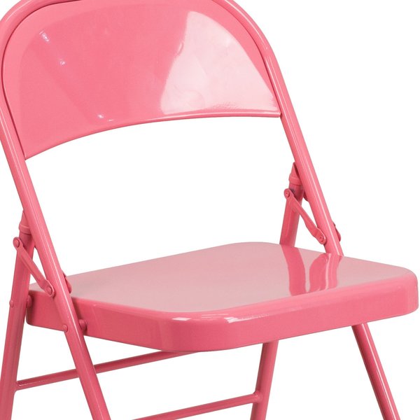 Bubblegum Pink Folding Chair