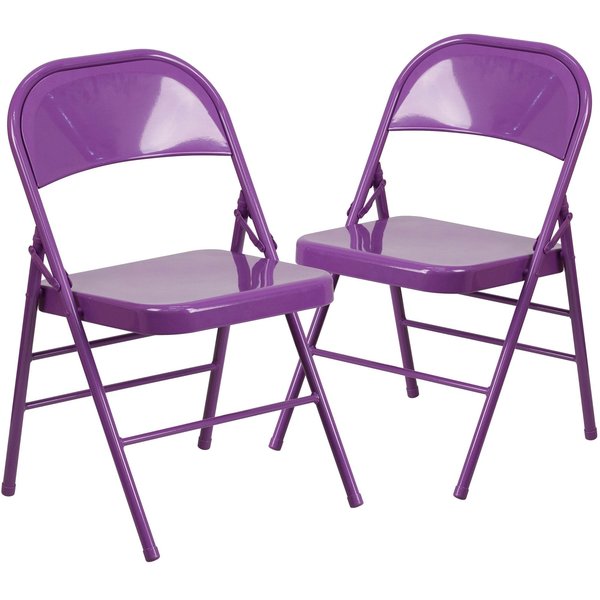 Impulsive Purple Folding Chair