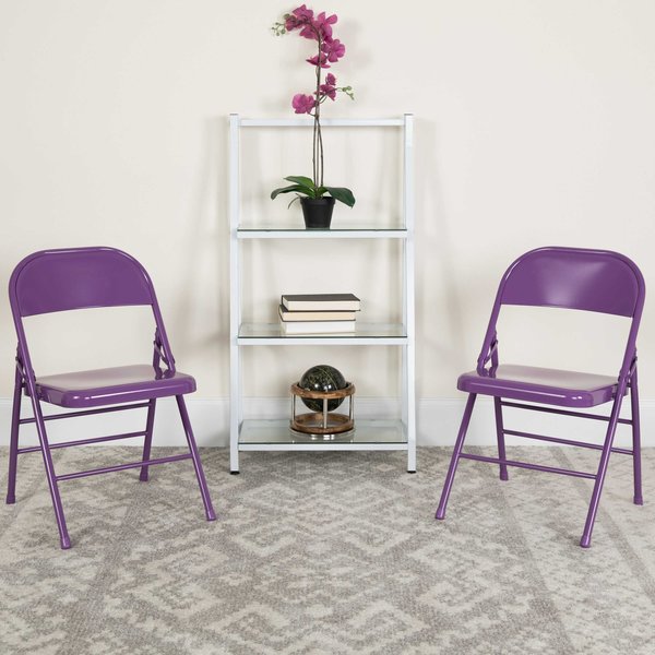 Impulsive Purple Folding Chair
