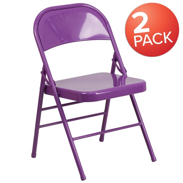 Impulsive Purple Folding Chair