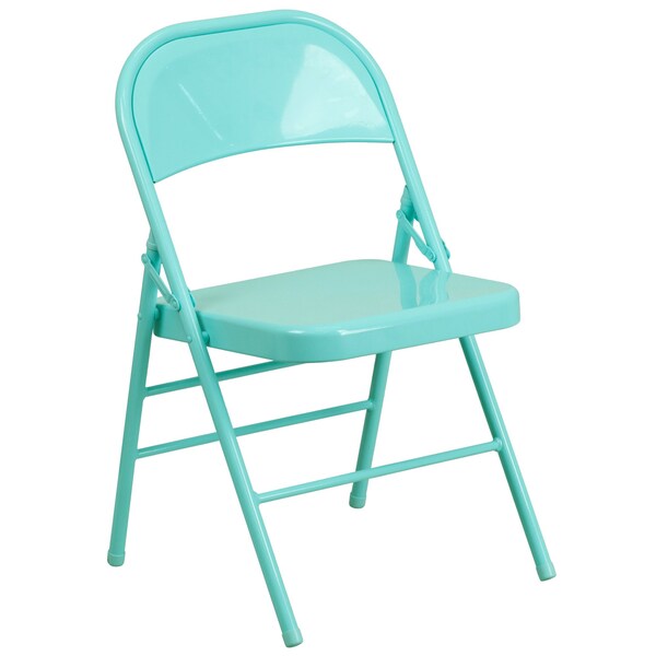 Tantalizing Teal Folding Chair