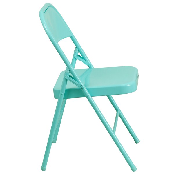 Tantalizing Teal Folding Chair