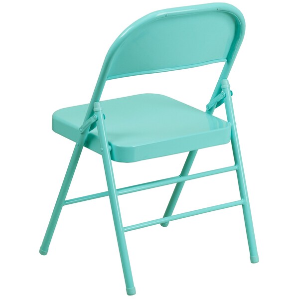 Tantalizing Teal Folding Chair