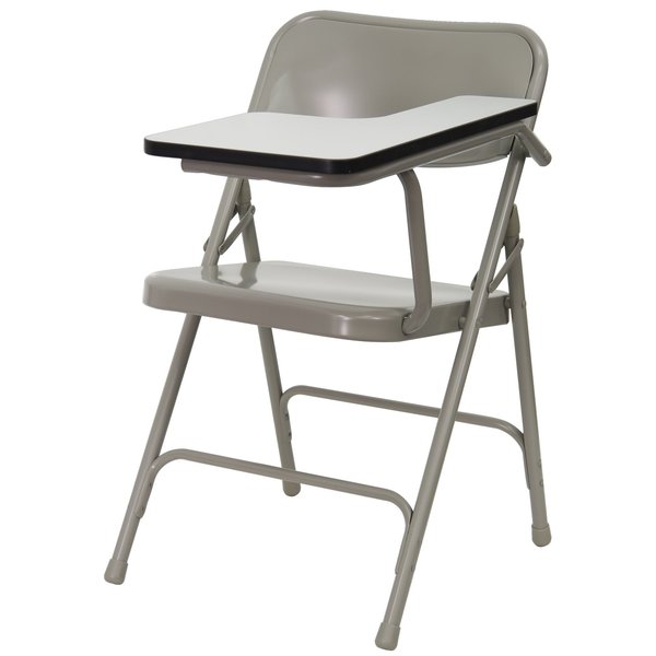 Premium Steel Folding Chair with Left Handed Tablet Arm