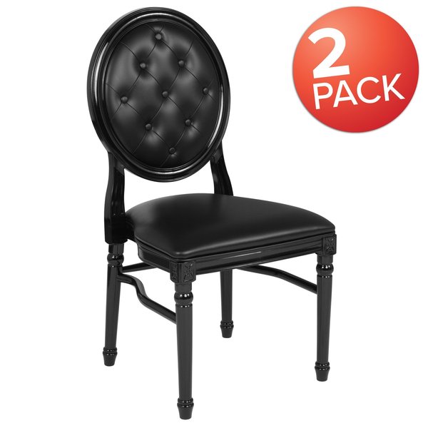 Tufted Black Dining Chair