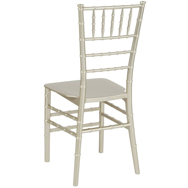 HERCULES Series Champagne Resin Stacking Chiavari Chair