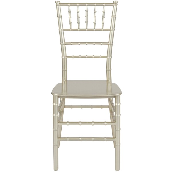 HERCULES Series Champagne Resin Stacking Chiavari Chair