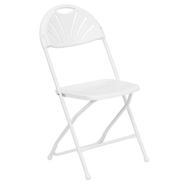 White Plastic Folding Chair
