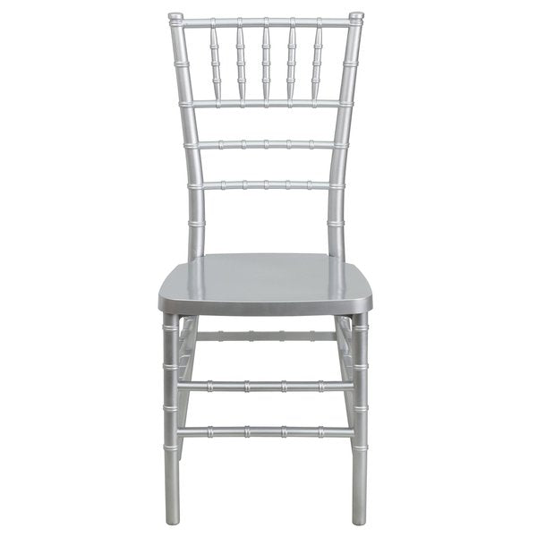 HERCULES PREMIUM Series Silver Resin Stacking Chiavari Chair