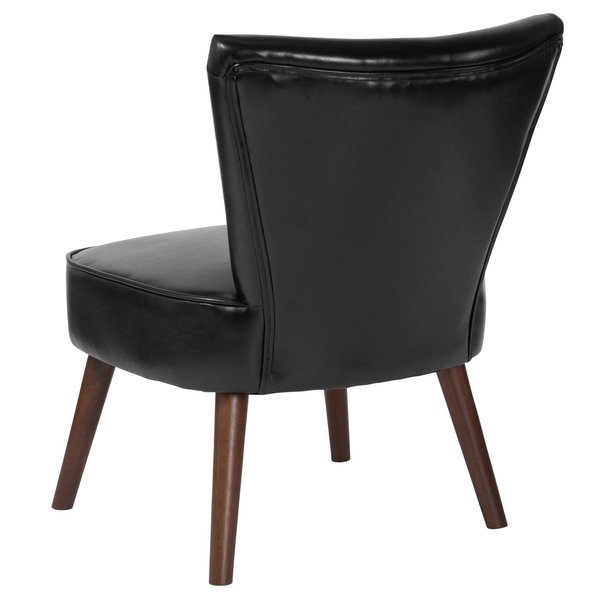 HERCULES Holloway Series Black Leather Retro Chair