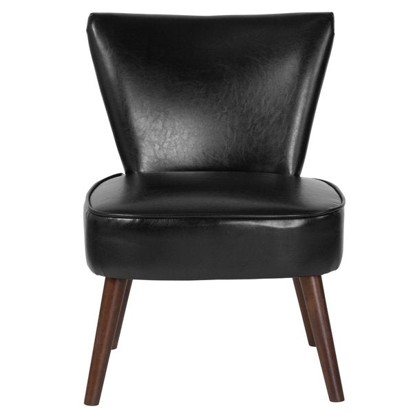HERCULES Holloway Series Black Leather Retro Chair