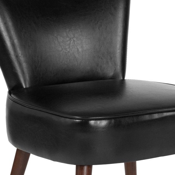 HERCULES Holloway Series Black Leather Retro Chair