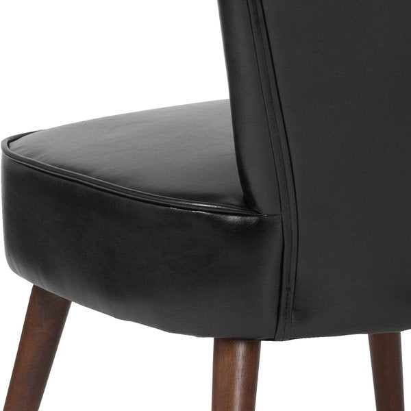 HERCULES Holloway Series Black Leather Retro Chair