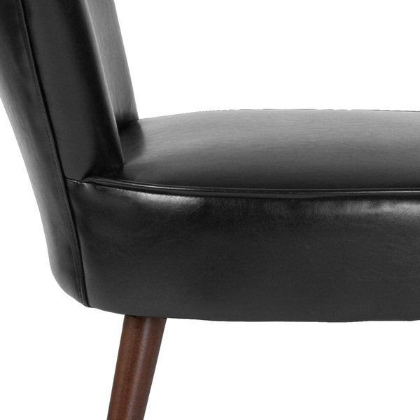 HERCULES Holloway Series Black Leather Retro Chair