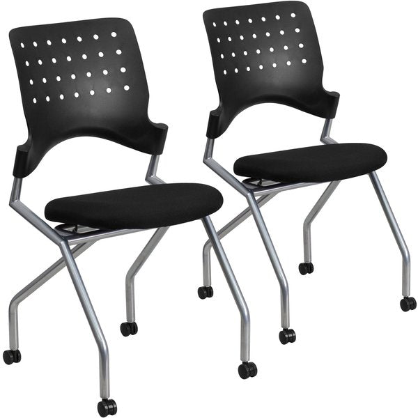 Galaxy Mobile Nesting Chair with Black Fabric Seat