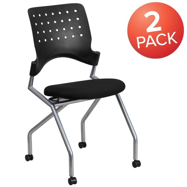 Galaxy Mobile Nesting Chair with Black Fabric Seat
