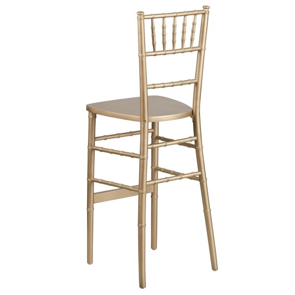 HERCULES Series Gold Wood Chiavari Barstool