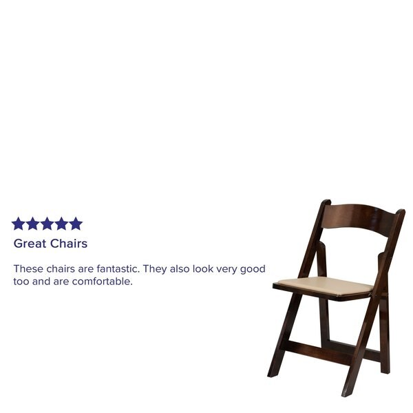Fruitwood Folding Chair