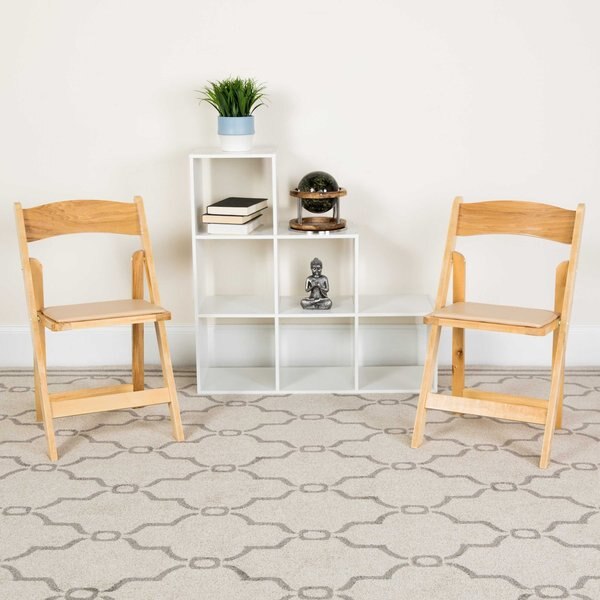 Natural Wood Folding Chair