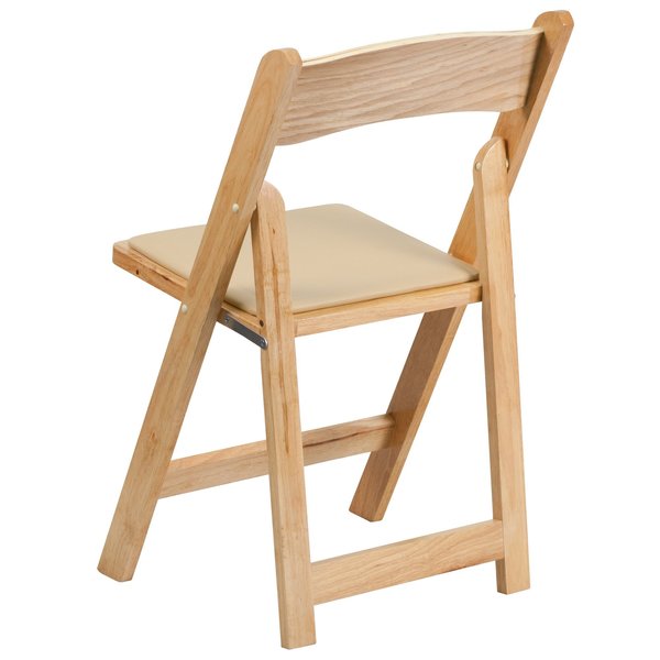Natural Wood Folding Chair