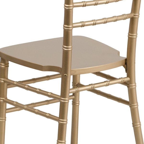 HERCULES Series Gold Wood Chiavari Chair