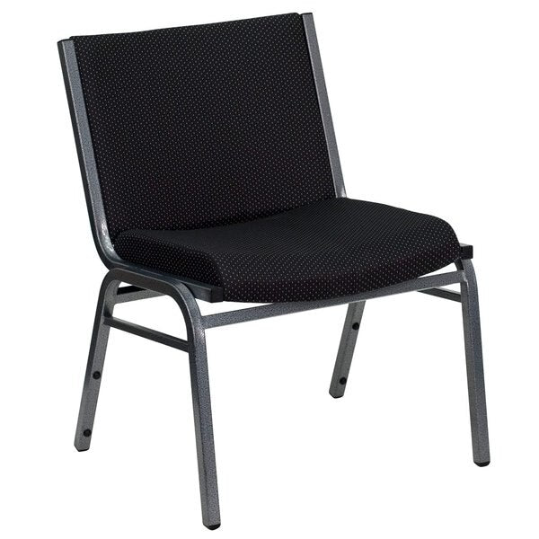 Black Fabric Stack Chair