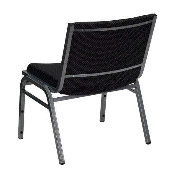 Black Fabric Stack Chair