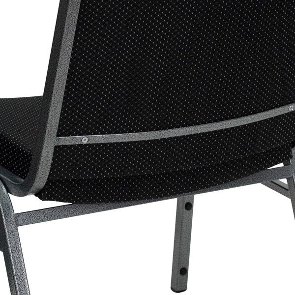 Black Fabric Stack Chair