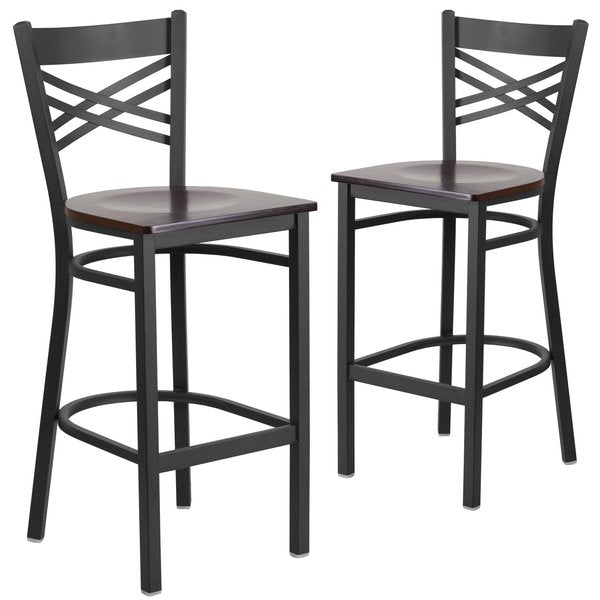 Black X Stool-Wal Seat