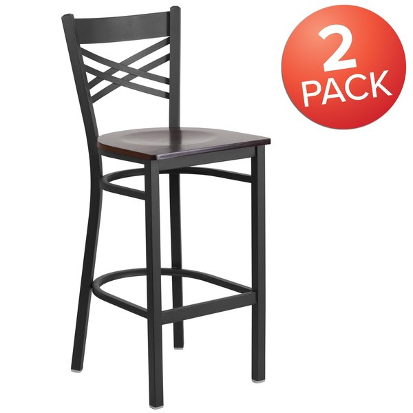 Black X Stool-Wal Seat