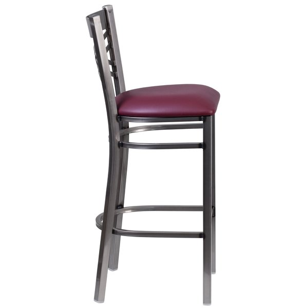 Clear X Stool-Burg Seat