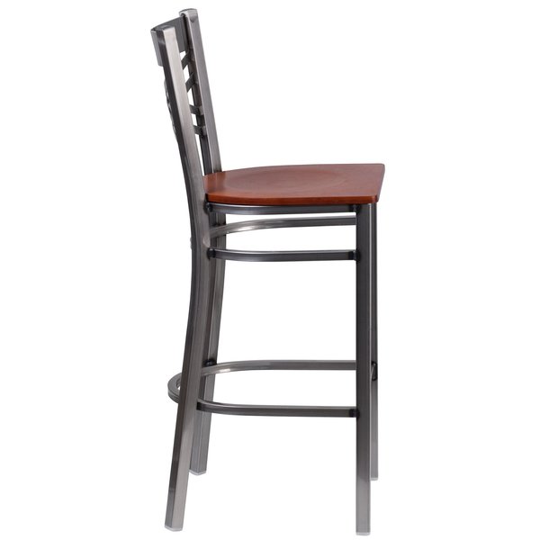 Clear X Stool-Cherry Seat