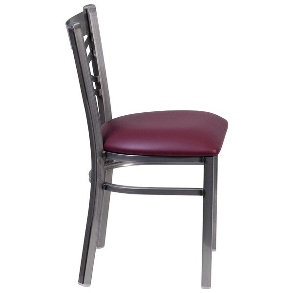Clear X Chair-Burg Seat