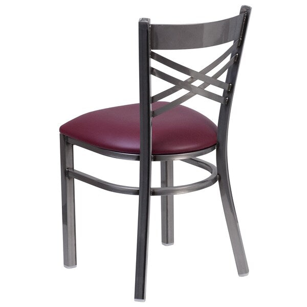 Clear X Chair-Burg Seat