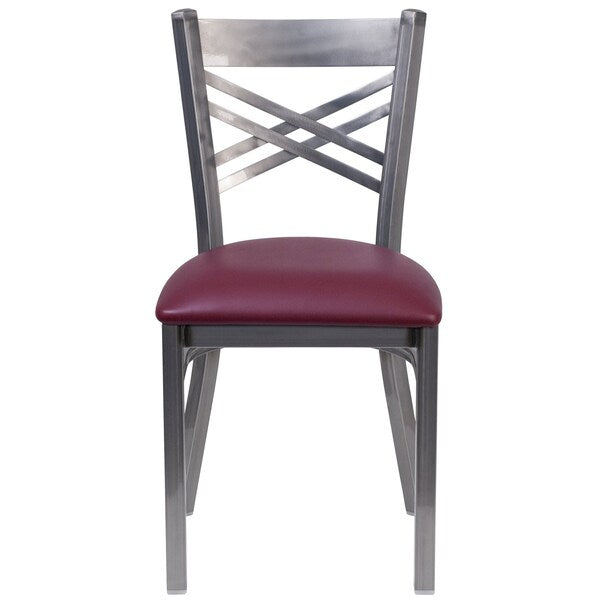 Clear X Chair-Burg Seat